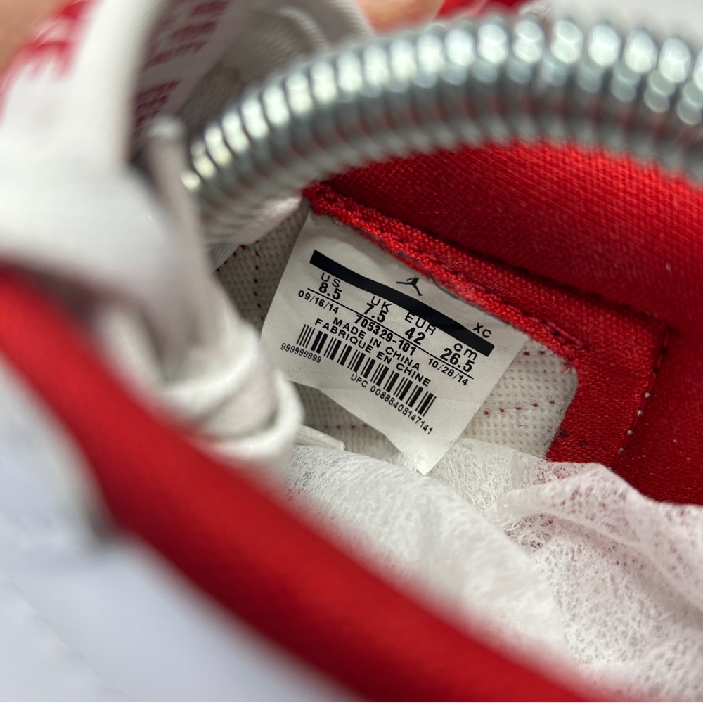 Nike Air Jordan 1 Retro Low OG “Metallic Red/Varsity Red” 2023 - Picture 8 of 8